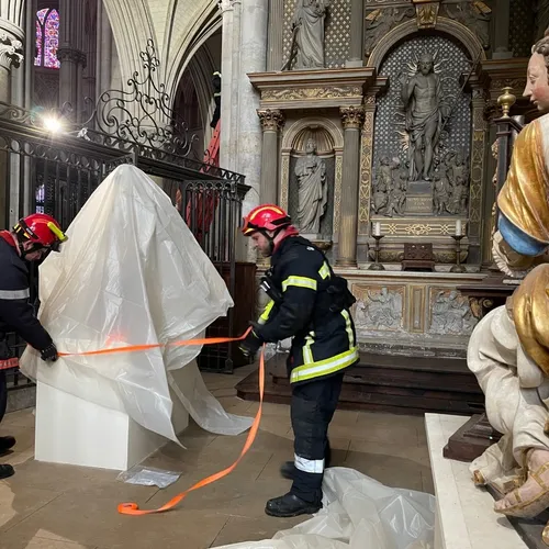 [PODCAST] A la cathédrale du Mans, on se prépare au scénario du pire